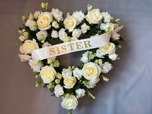 Funeral Heart Wreath