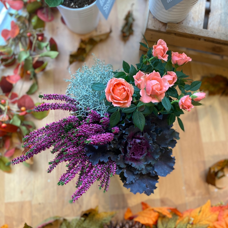 Autumn Basket Planter