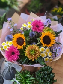 Simply Flowers Cheadle Local Flower Delivery Bright Flower Bouquet
