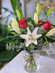 Simply Flowers Cheadle Local Flower Delivery Romantic Rose and Lily Bouquet